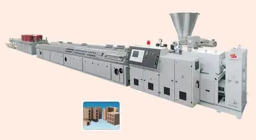 PVC wood plastic profile production line